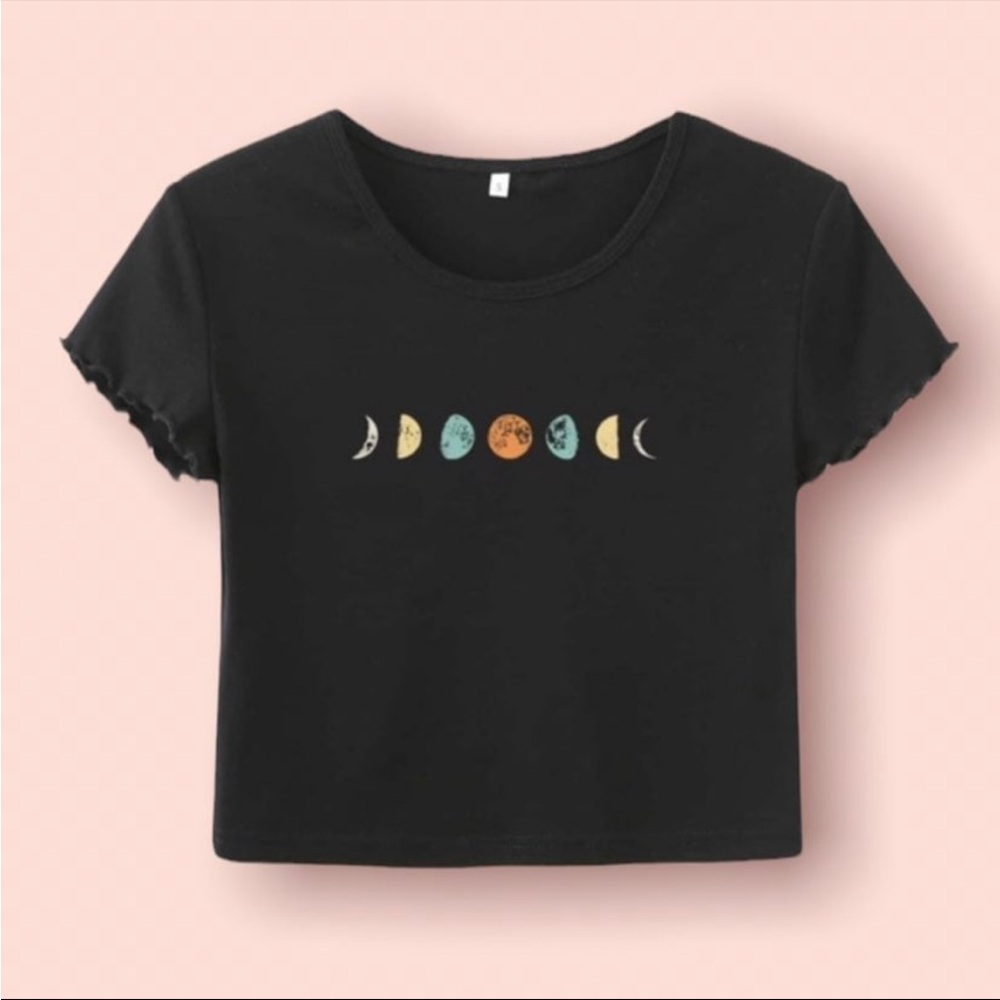 Moon Phases Crop Top
